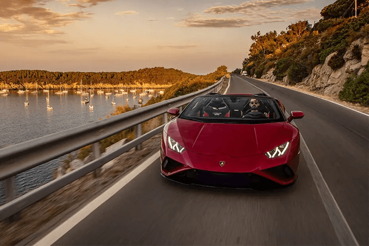 lamborghini Huracan EVO front view lamborghini Huracan EVO front view