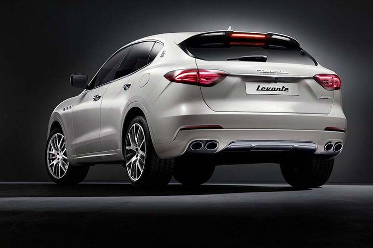 Maserati Levante rear left side view Maserati Levante rear left side view