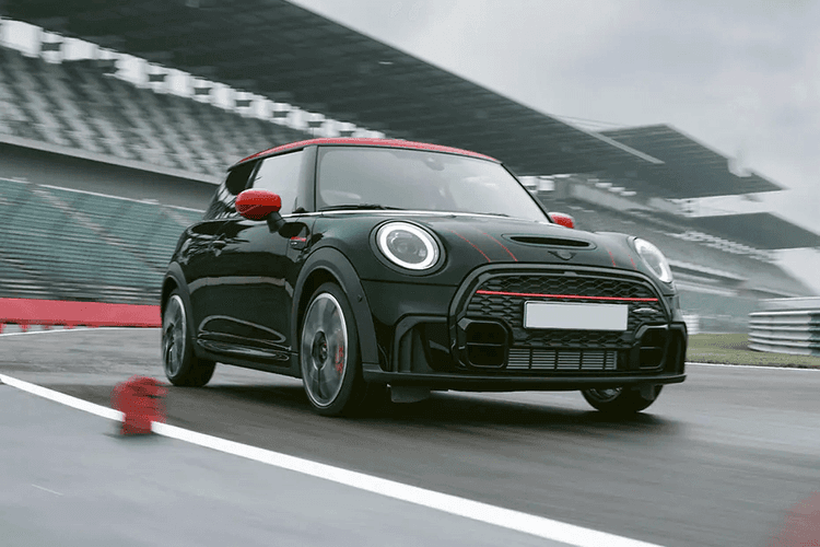 Mini John copper works front right side view Mini John copper works front right side view