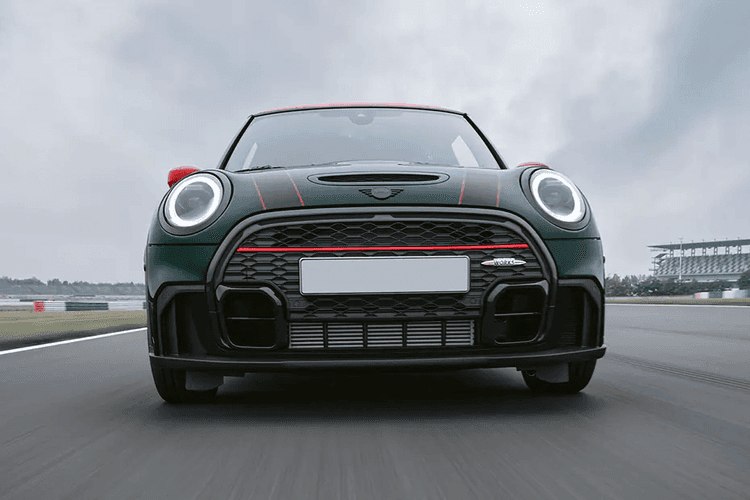 Mini John copper works front view Mini John copper works front view