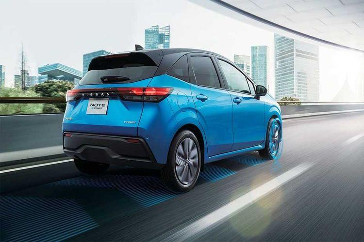 Nissan Note e Power Right Side Rear View Nissan Note e Power Right Side Rear View