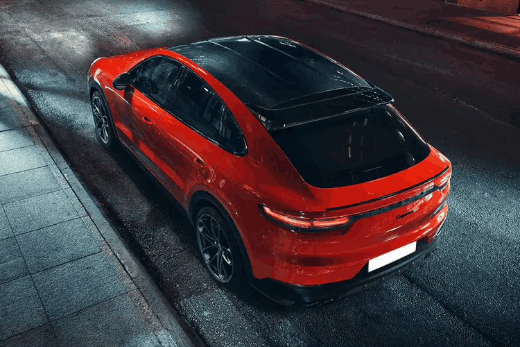 Porsche Cayenne Coupe Top View Porsche Cayenne Coupe Top View