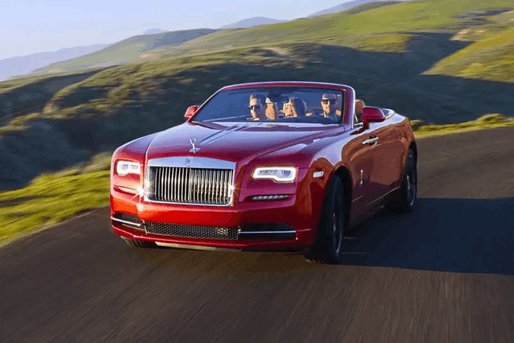 Rolls-Royce Dawn Left Side Front View Rolls-Royce Dawn Left Side Front View