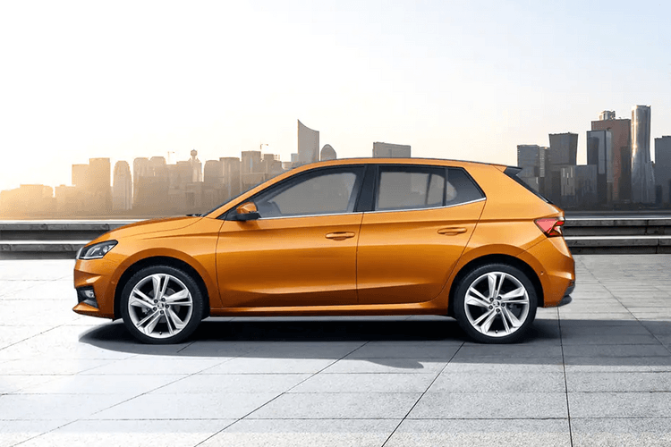 Skoda Fabia 2022 Left Side View Skoda Fabia 2022 Left Side View