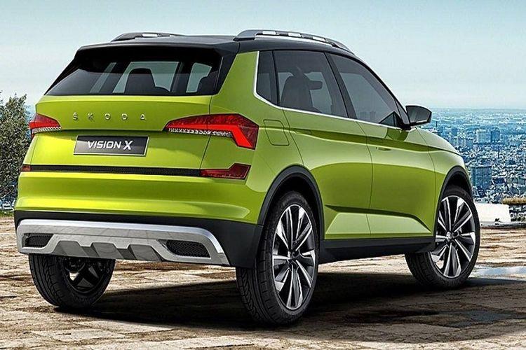 Skoda Vision X Right Side Rear View Skoda Vision X Right Side Rear View