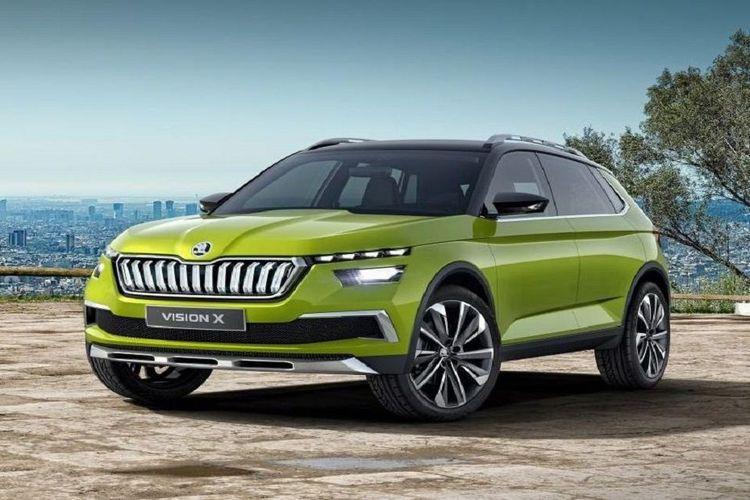 Skoda Vision X Left Side Front View Skoda Vision X Left Side Front View