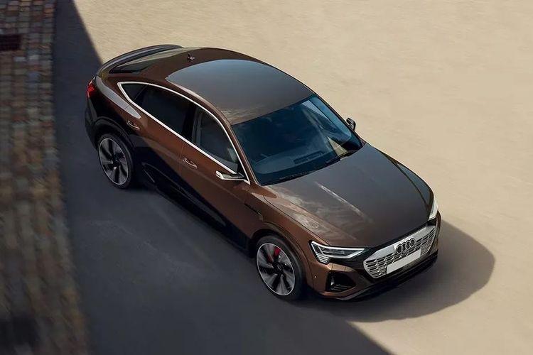 Audi Q8 e-tron Sportback Right Side Top View Audi Q8 e-tron Sportback Right Side Top View