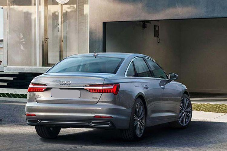 Audi A6 Right Side Rear View Audi A6 Right Side Rear View