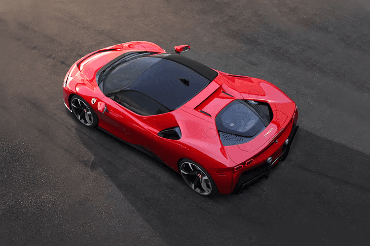 Ferrari SF90 Stradale Top View Ferrari SF90 Stradale Top View