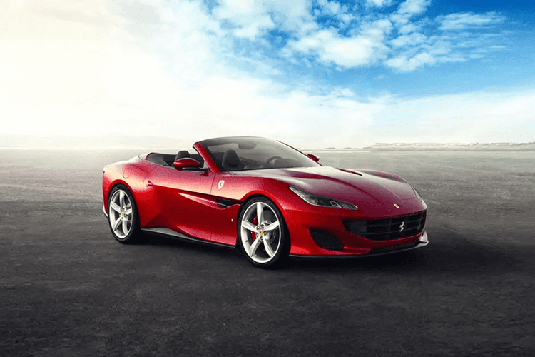 Ferrari Portofino Right Side Front View Ferrari Portofino Right Side Front View