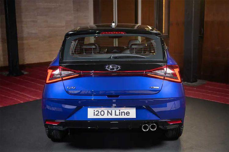 Hyundai i20 N Line Rear View Hyundai i20 N Line Rear View