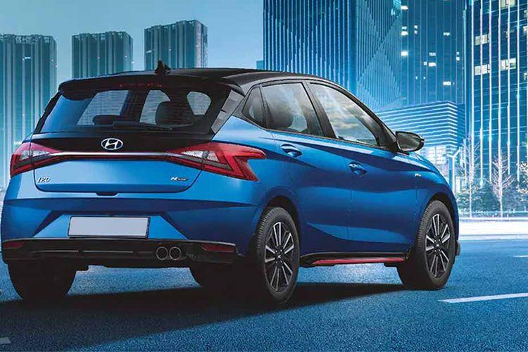 Hyundai i20 N Line Right Side Rear View Hyundai i20 N Line Right Side Rear View