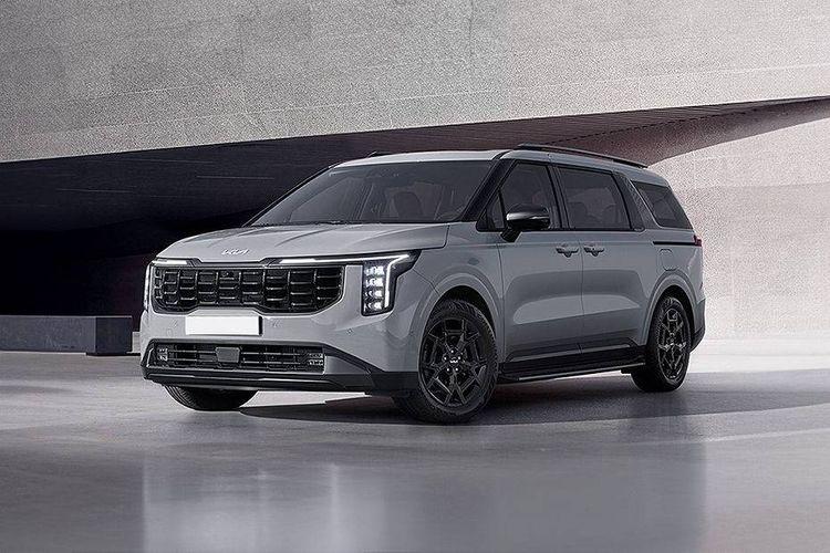 Kia Carnival Front Left Side View Kia Carnival Front Left Side View