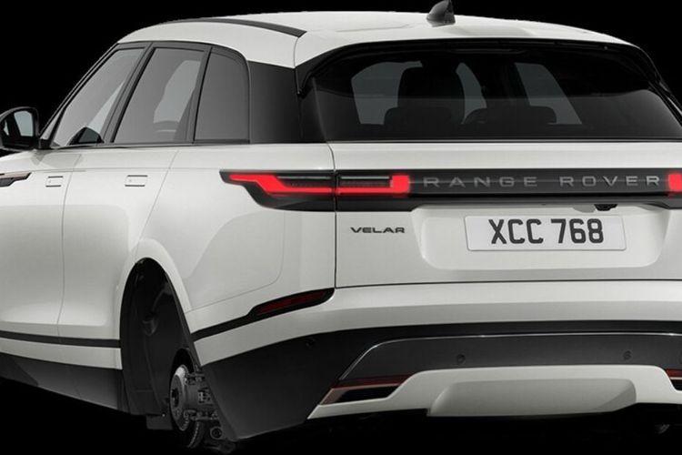 Land Rover Range Rover Velar Rear Side View Land Rover Range Rover Velar Rear Side View