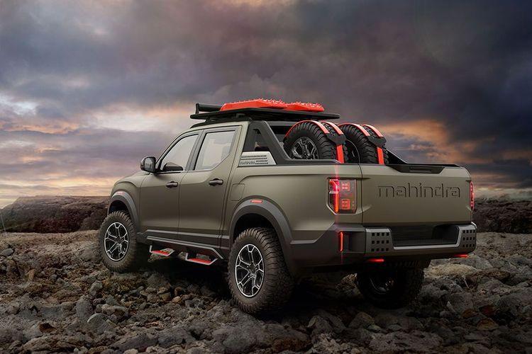 Mahindra Global Pik Up Left Side Back View Mahindra Global Pik Up Left Side Back View