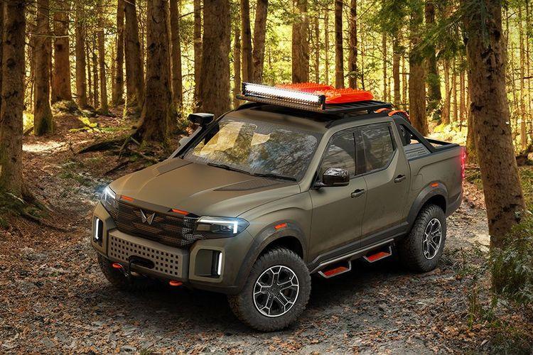 Mahindra Global Pik Up Left Side Front View Mahindra Global Pik Up Left Side Front View