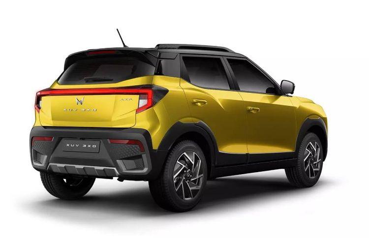 Mahindra XUV 3XO Rear Right Three Quarter Mahindra XUV 3XO Rear Right Three Quarter