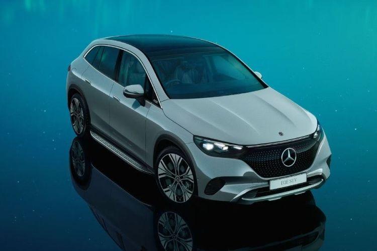 Mercedes-Benz EQE Right Side Front View Mercedes-Benz EQE Right Side Front View