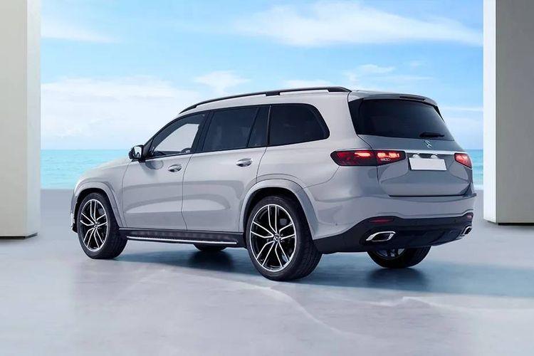 Mercedes Benz GLS Facelift Left Side Rear View Mercedes Benz GLS Facelift Left Side Rear View