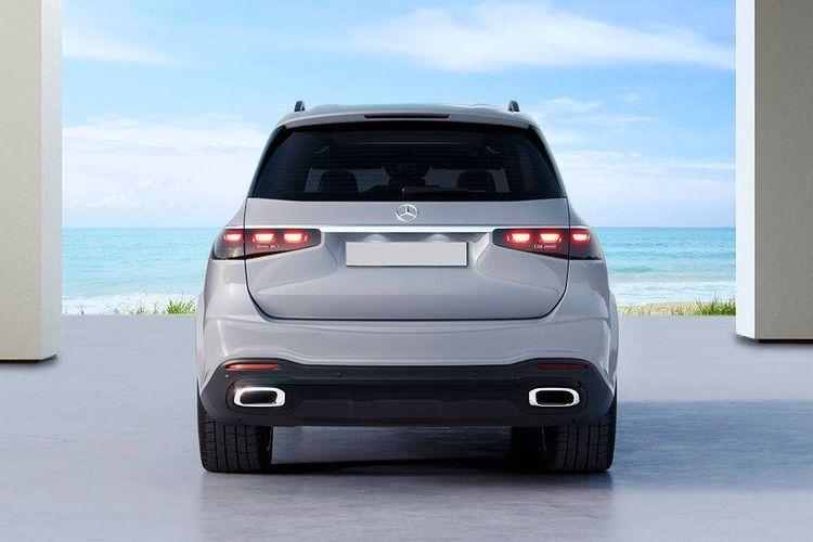 Mercedes Benz GLS Facelift Rear View Mercedes Benz GLS Facelift Rear View