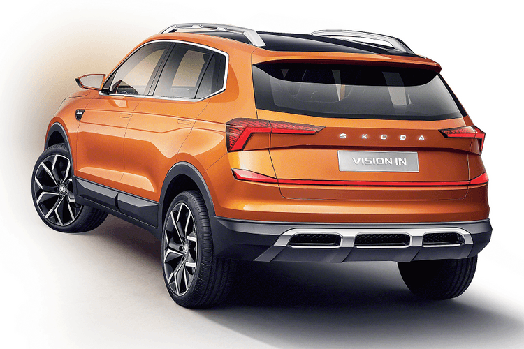 Skoda Vision IN Left Side Rear View Skoda Vision IN Left Side Rear View