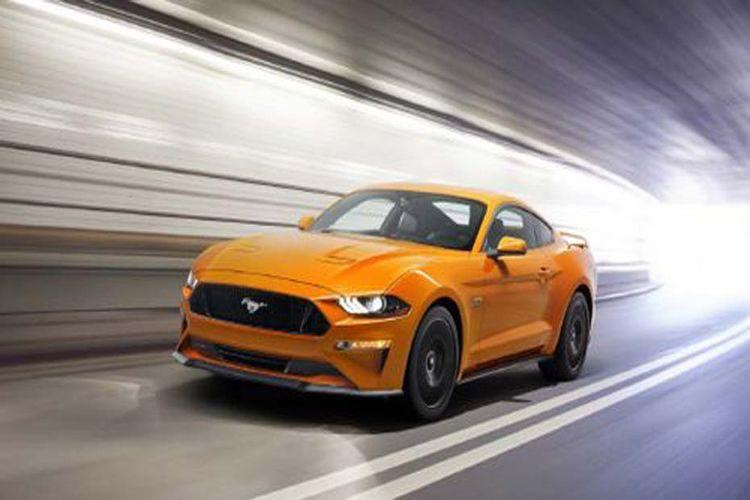 Ford Mustang 2022 Right Side Front View Ford Mustang 2022 Right Side Front View