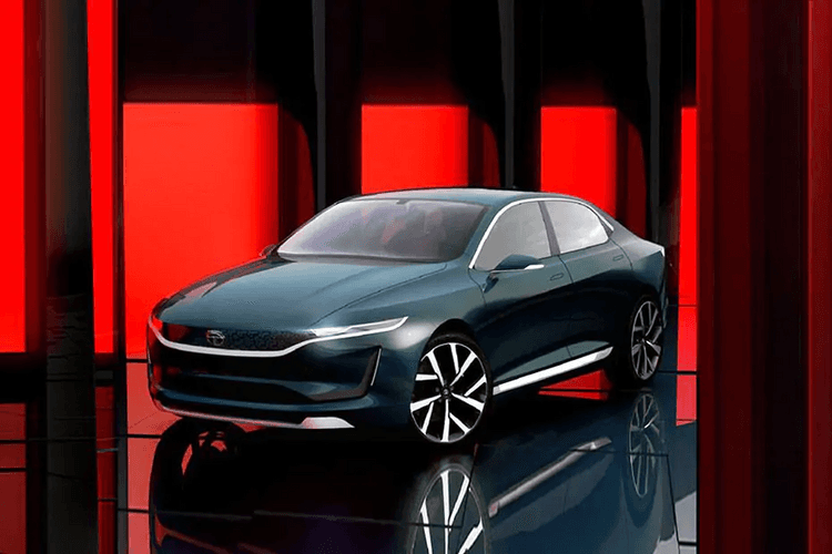 Tata EVision Electric Left Side Front View Tata EVision Electric Left Side Front View