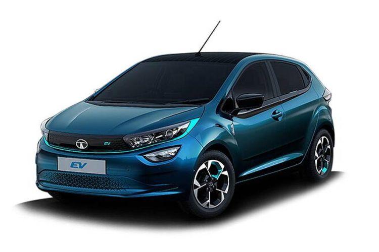 Tata Altroz EV Front Left Three Quarter Tata Altroz EV Front Left Three Quarter