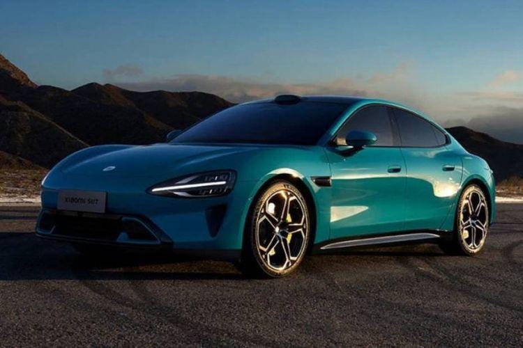 Xiaomi SU7 Left Front Three Quarter Xiaomi SU7 Left Front Three Quarter