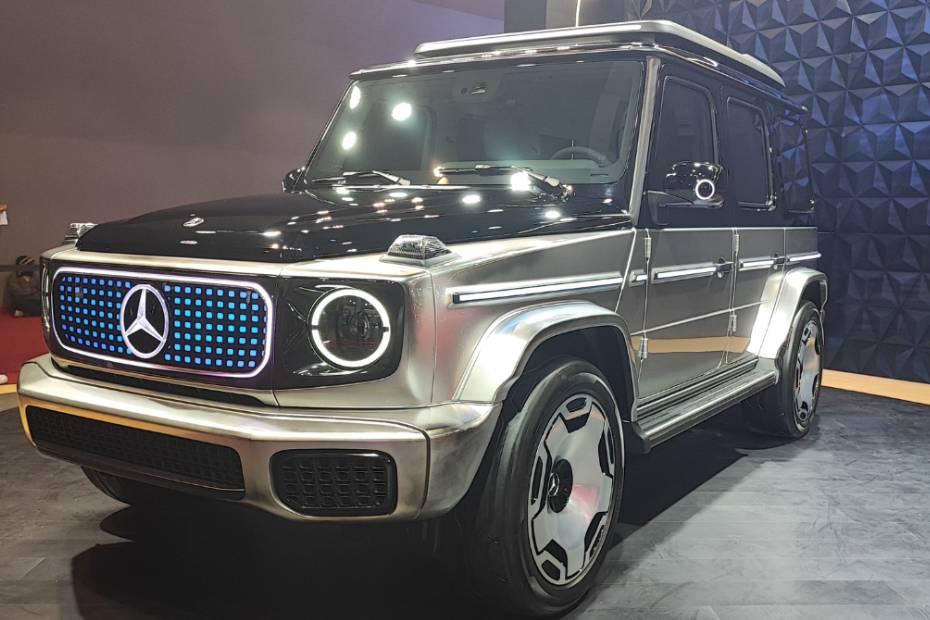 Mercedes-Benz EQG Front Left Three Quarter Mercedes-Benz EQG Front Left Three Quarter