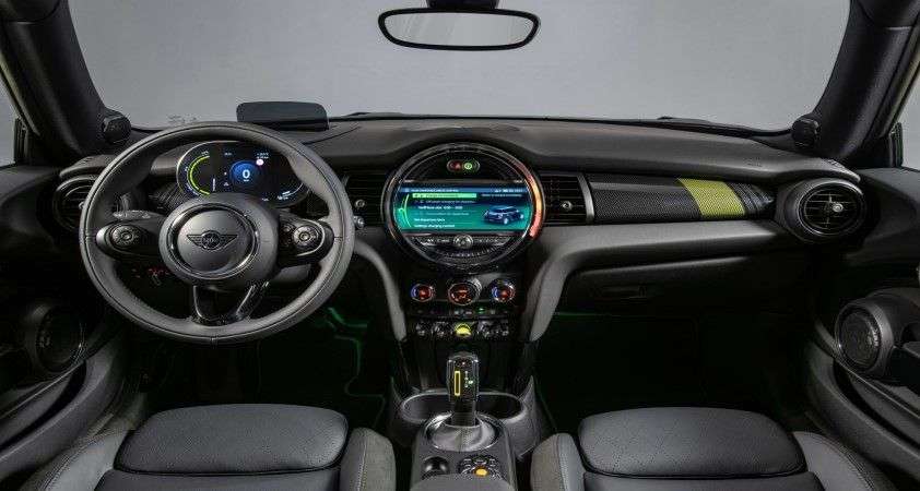 mini cooper se interior