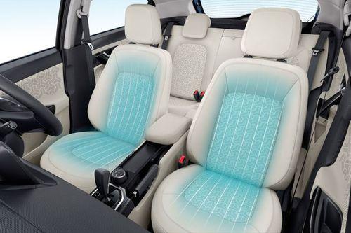 Ventilated Leatherette seats in the front to keep you at a comfortable temperature.
