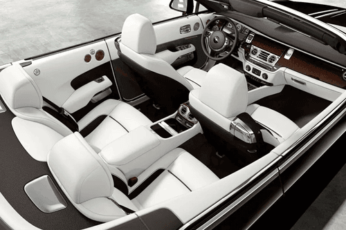 Rolls-Royce Dawn Top View Without Roof