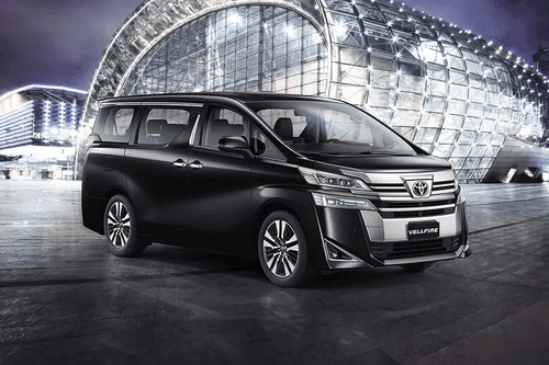 Toyota-Vellfire  front right view