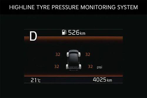 Tyre pressure monitor displays