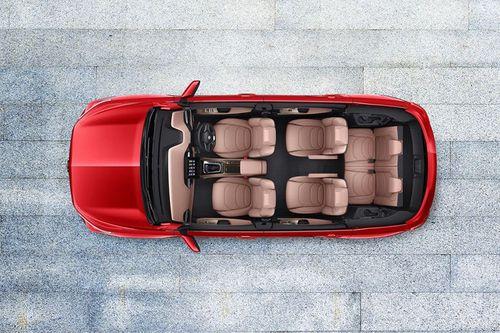 MG Hector Plus Seats (Aerial View)