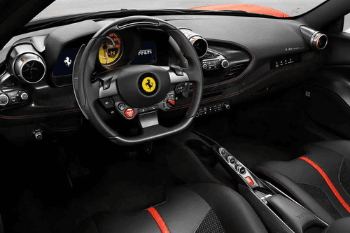 Ferrari F8 Tributo Dashboard