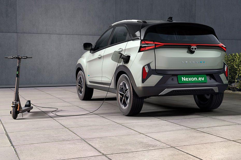 Tata Nexon EV Left Side Rear View Tata Nexon EV Left Side Rear View