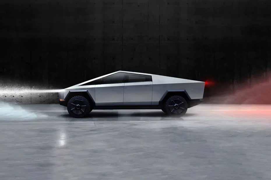 Tesla Cybertruck Left Side View Tesla Cybertruck Left Side View