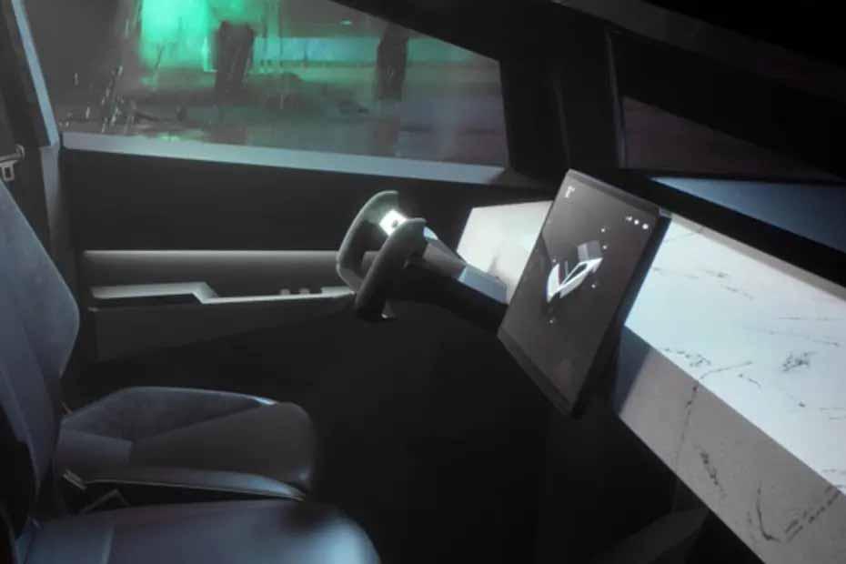 Tesla Cybertruck Interior Image Tesla Cybertruck Interior Image