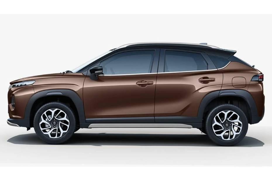 Toyota Urban Cruiser Taisor Left Side View Toyota Urban Cruiser Taisor Left Side View