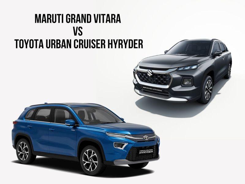Maruti Suzuki Grand Vitara VS Toyota Urban Cruiser Hyryder: Whats Unique?