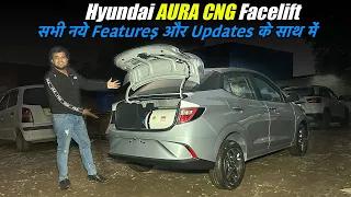 New Hyundai AURA CNG Facelift 2023 - Top Changes & Walkaround | CarBike360