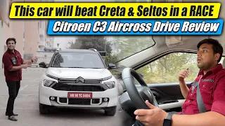 Creta & Seltos buyers MUST WATCH this video - Citroen C3 AirCross Detailed Drive Review