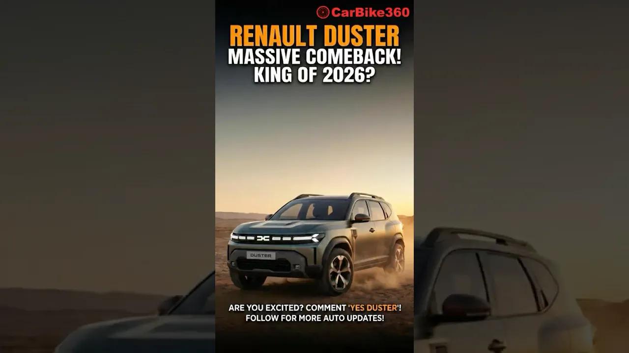 Renault Duster 2026 – Top 10 Expected Features! The Comeback King Returns! Renault Duster 2026 – Top 10 Expected Features! The Comeback King Returns!