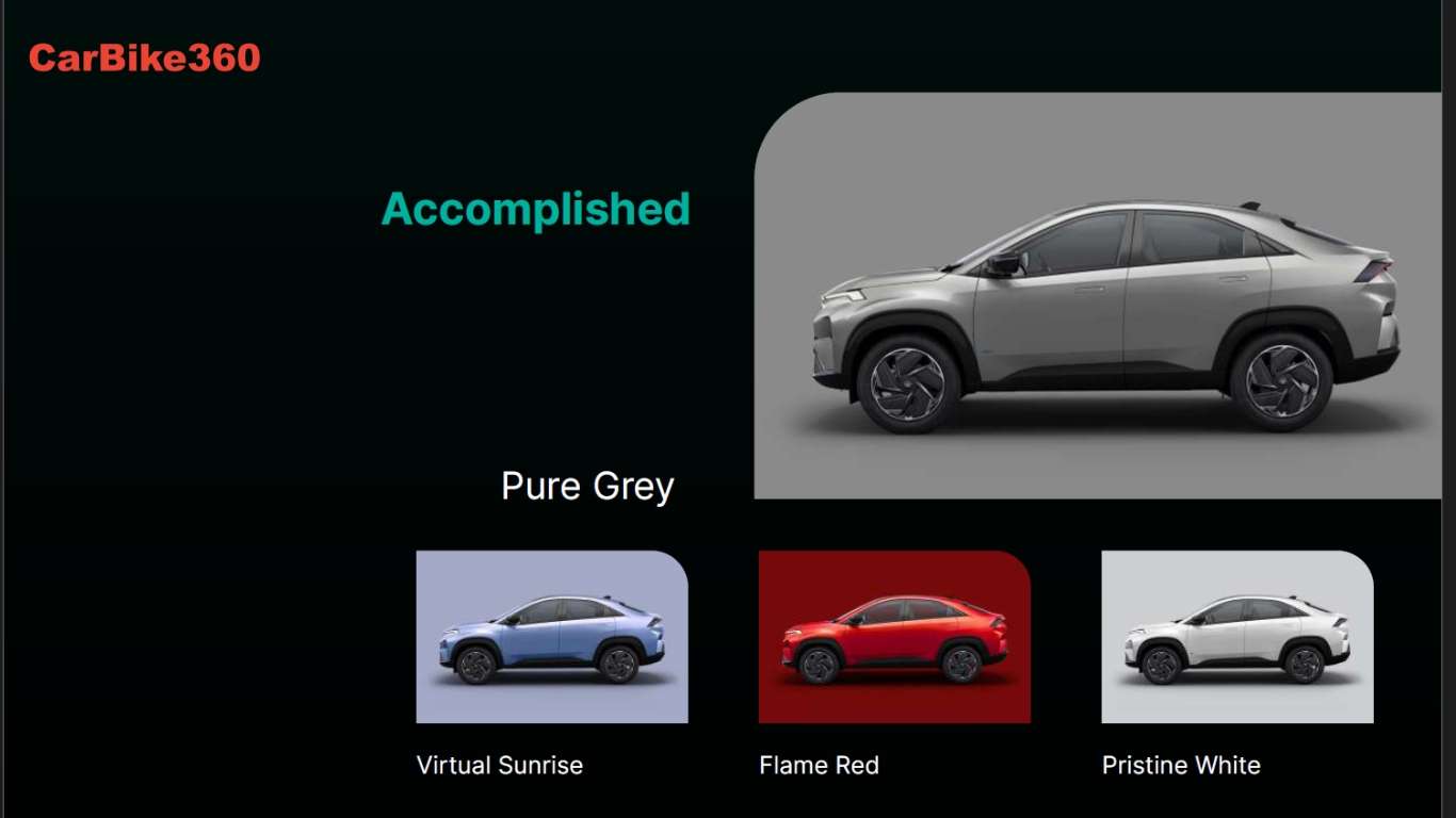 Tata Curvv.ev Color Options Accomplished Variant
