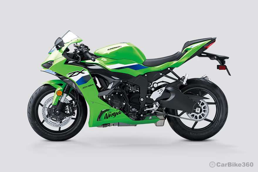 Kawasaki Ninja ZX-6R Left Side View Kawasaki Ninja ZX-6R Left Side View