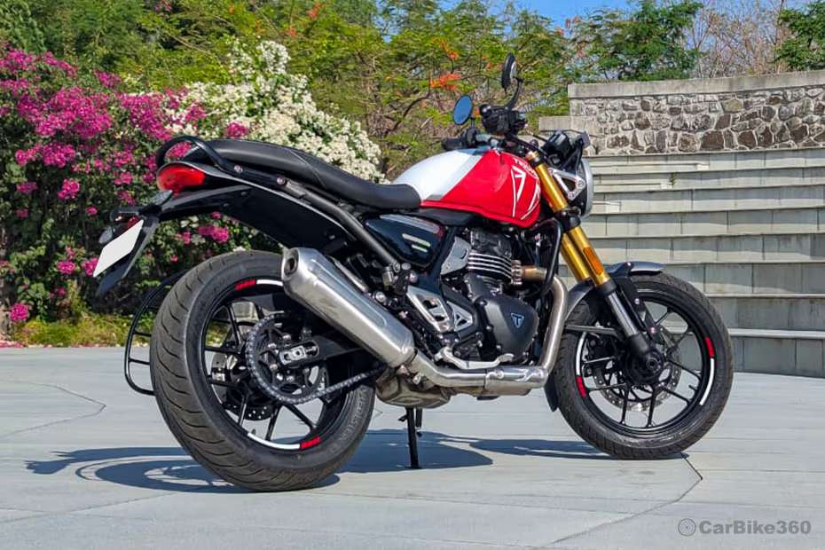 Triumph Speed 400 Rear Right Three Quarter View Triumph Speed 400 Rear Right Three Quarter View