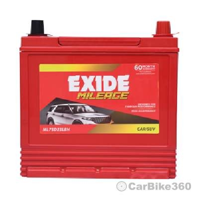 Exide Mileage FML0-ML75D23LBH Exide Mileage FML0-ML75D23LBH