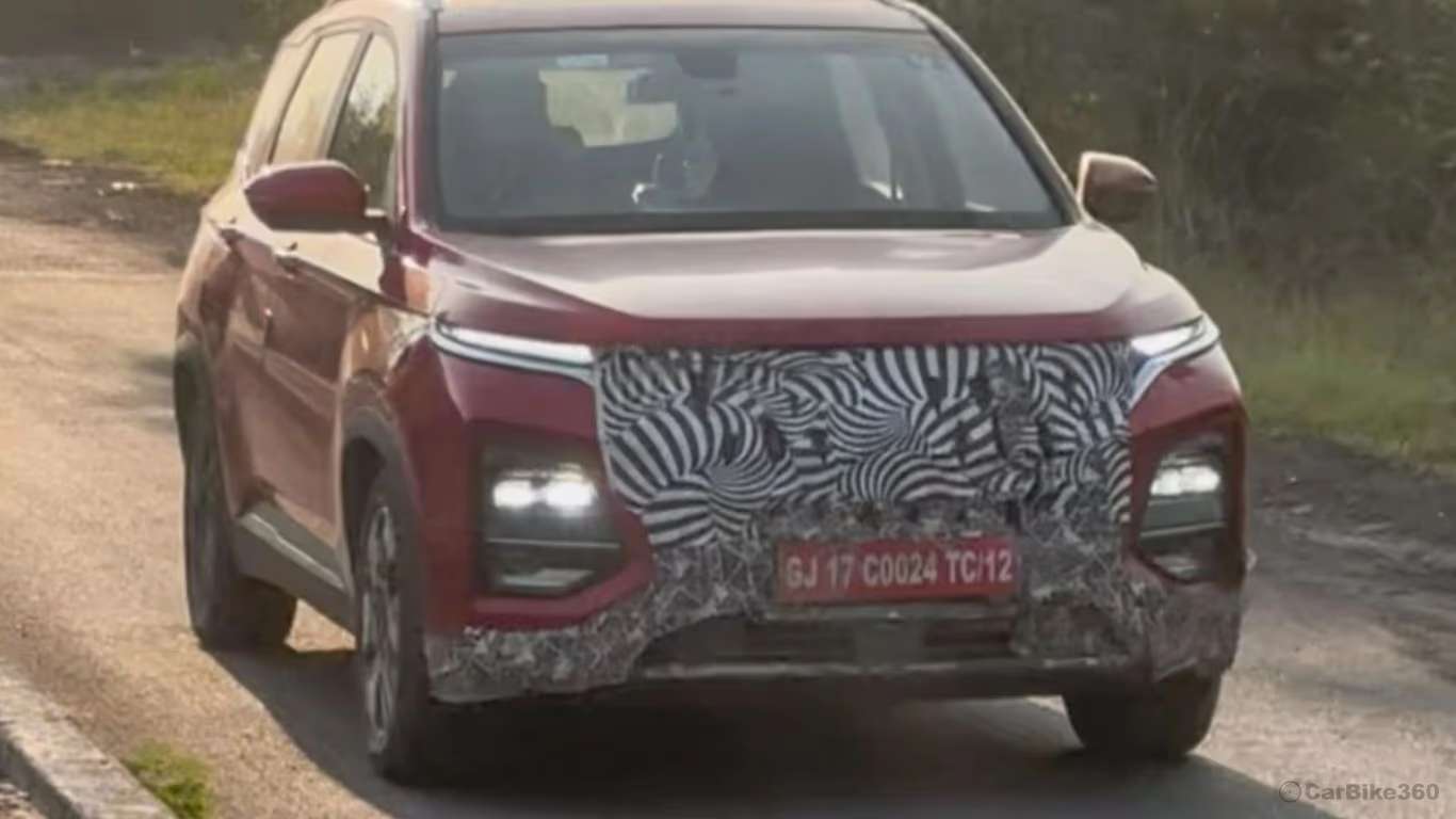 MG Hector 2026 Facelift Spied For First Time in India Audio